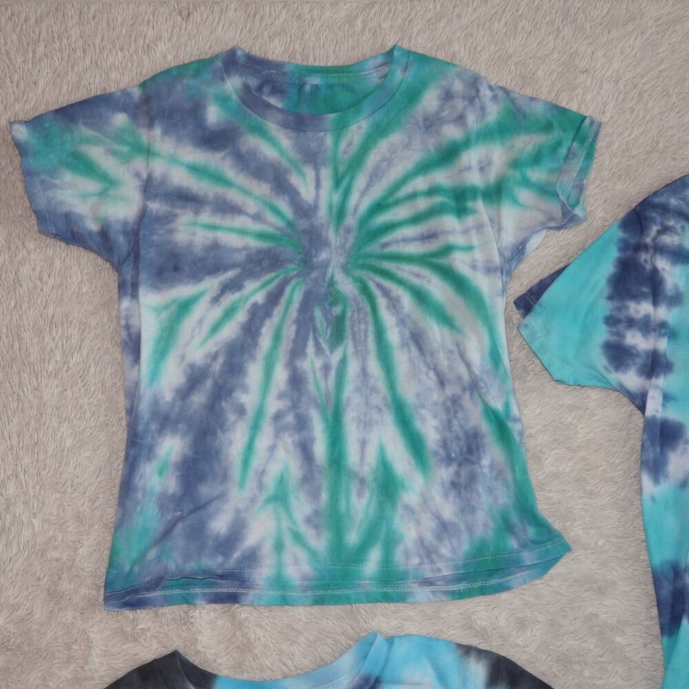 Boys Size 6 Fruit of the Loom Tie-Dye T-Shirt Bundle - Set of 6 - 100% Cotton - Picture 7 of 9